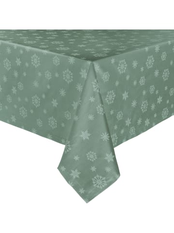 Erwin Müller Jacquard, Baumwollmischung Tischdecke Marbella in salbei