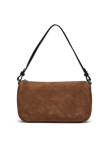 LIEBESKIND BERLIN Monogram Schultertasche Leder 23.5 cm in safari