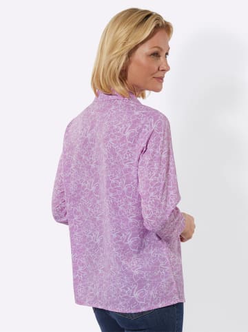 WITT WEIDEN Hemdbluse in orchidee-weiß-bedruckt
