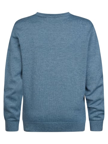 Petrol Industries Feinstrick-Pullover mit Rundhals millshore in Blau