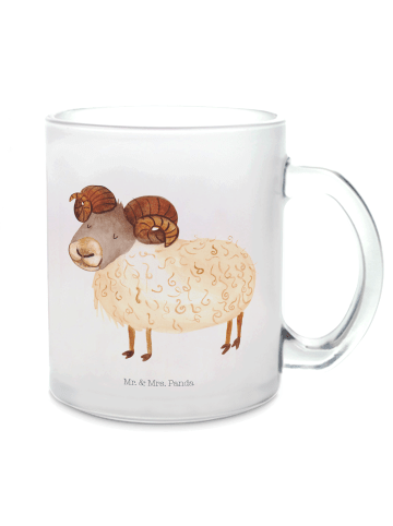 Mr. & Mrs. Panda Tasse Sternzeichen Widder ohne Spruch in Transparent