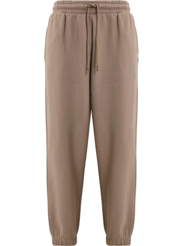 DEF DEF Jogginghose in brown washed01