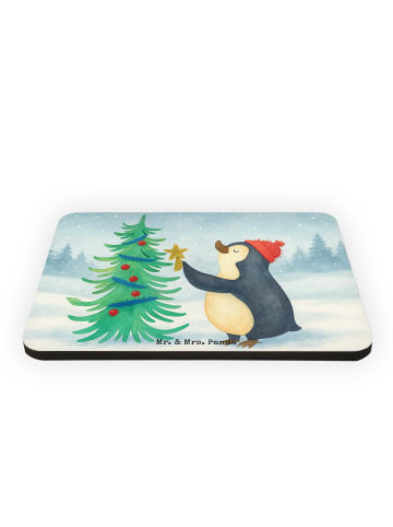 Mr. & Mrs. Panda Magnet Pinguin Weihnachtsbaum Design ohne Spruch in Weiß