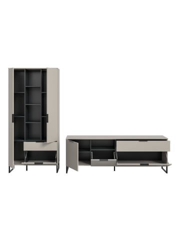 ebuy24 Regalsystem Noida (2-teilig) Kaschmir 290 x 41 cm