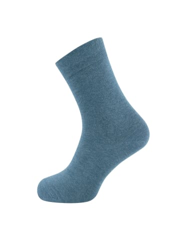 ewers Socken Uni in jeans meliert