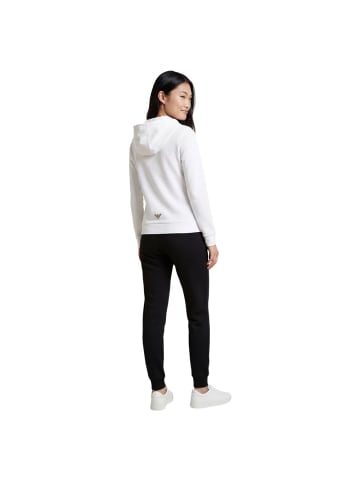 EA7 Emporio Armani Schwarz , Weiß Schwarz und Weiß Polyester Trainingsanzug