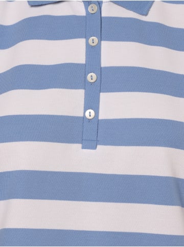 Marie Lund Poloshirt in blau weiß