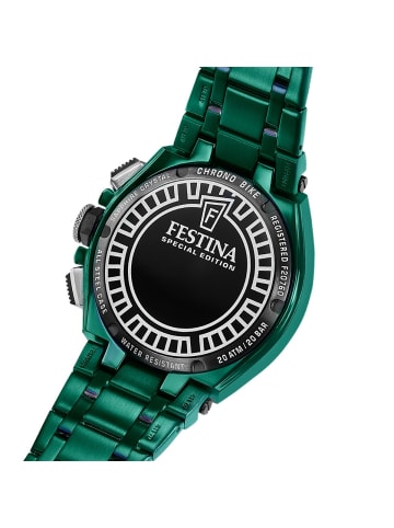 Festina Herrenuhr Chronograph Chrono Bike Special Edition Dunkelgrün