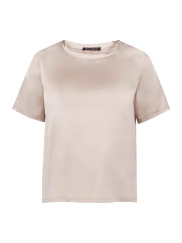 Betty Barclay Schlupfbluse mit Rundhalsausschnitt in Taupe