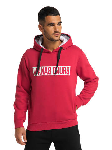 Bruno Banani Hoodie ohne Reißverschluss HOWARD in Rot