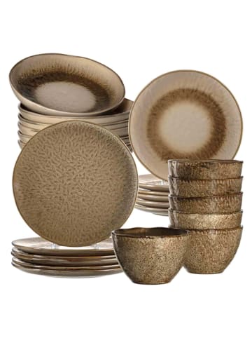 LEONARDO 24er Set Tafelservice Matera in Beige