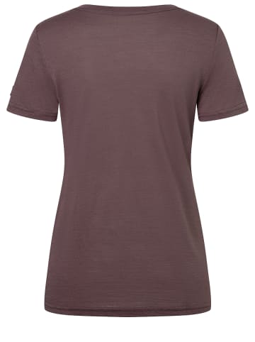 super.natural Merino T-Shirt W TREE OF KNOWLEDGE TEE in Lila
