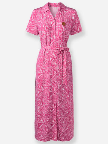 WITT WEIDEN Jerseykleid in fuchsia-weiß-bedruckt