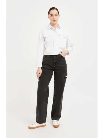 Finn Flare Jeansjacke Classic in white
