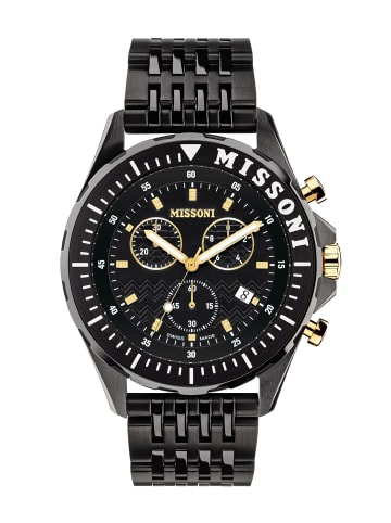 Missoni Analoguhr für Herren in Schwarz