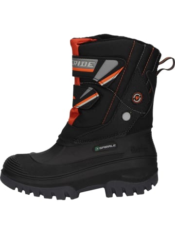 Spirale Kinder-Winterstiefel Frodo gefüttert in schwarz/orange in schwarz/orange