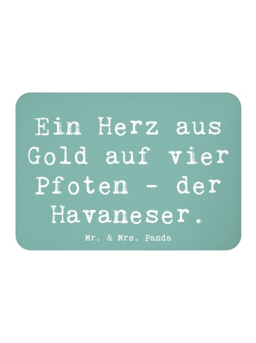Mr. & Mrs. Panda Magnet Spruch Goldherz Havaneser mit Spruch in Meeresbrise