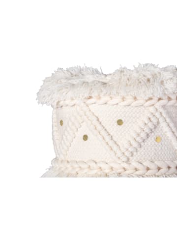 Kayoom Hocker Bohist boho in creme