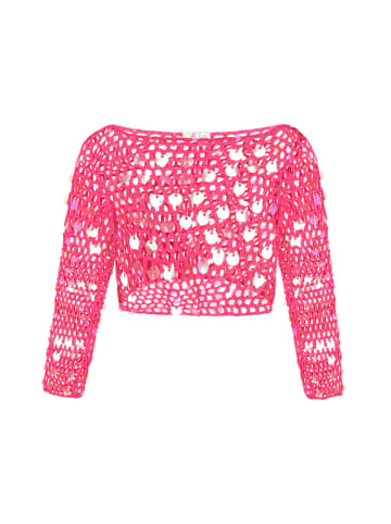 IZIA Women Sweater in fuchsia