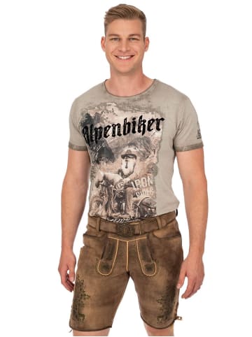 MADDOX Lederhose ALLNERSEE in altbraun