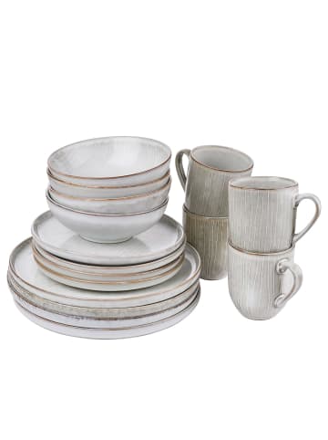 Butlers Butlers Geschirr-Set HENLEY 16-teilig in Grau