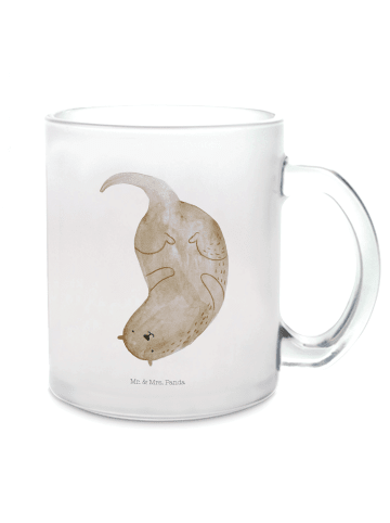 Mr. & Mrs. Panda Teetasse Otter Kopfüber ohne Spruch in Transparent