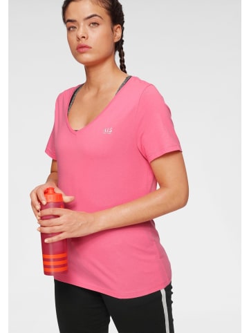 H.I.S. T-Shirt in schwarz, pink, rauchblau