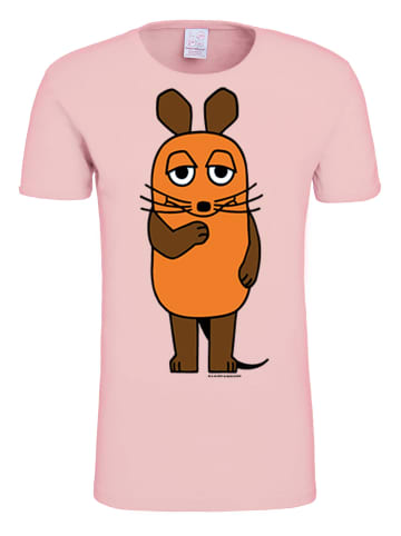 Logoshirt Print T-Shirt Die Sendung mit der Maus in rosa