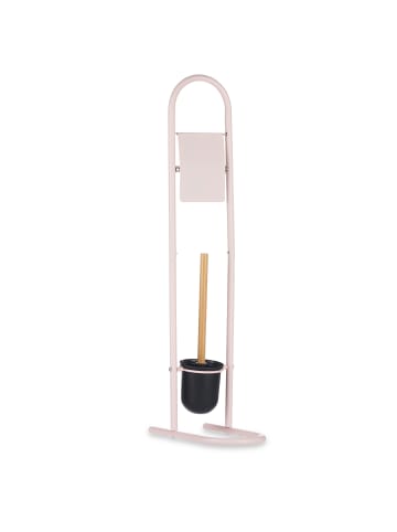Berilo WC-Papier- und Bürstenhalter FRESHY in Rosa, 28,5 x 16 x 80,8 cm