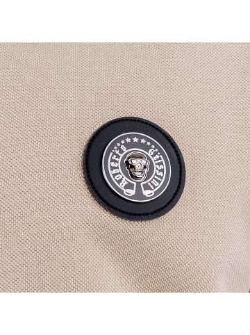 Roberto Geissini Skull Stitch Polo Beige
