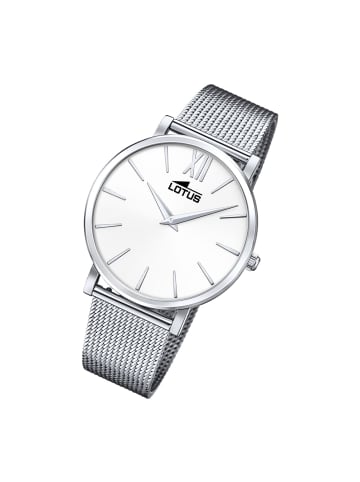 Lotus Analog-Armbanduhr Lotus Smart Casual silber mittel (ca. 38mm)