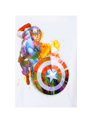 Marvel Marvel T-Shirt - Captain America in weiß