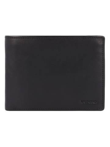 Valentino Five Geldbörse RFID Schutz Leder 11 cm in nero