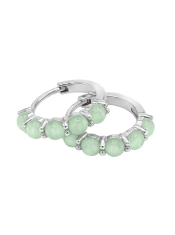 Noelani Creolen Silber 925, rhodiniert in silber