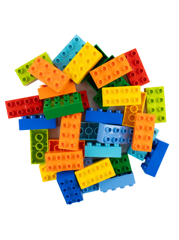 LEGO DUPLO® 2x4 Bausteine Bunt 3011 40x Teile - ab 18 Monaten in multicolored