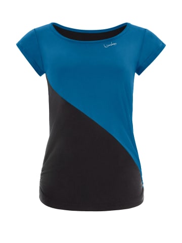 Winshape Functional Light and Soft Kurzarmshirt AET109LS in teal green/black