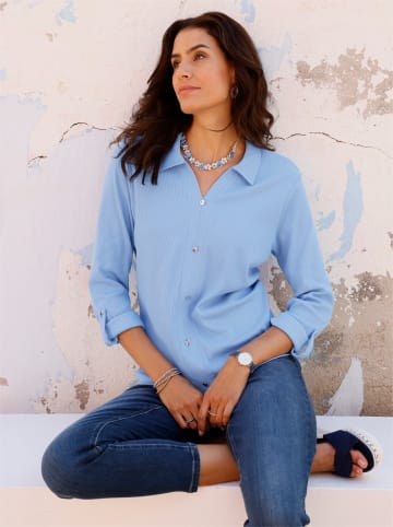 WITT WEIDEN Poloshirt in himmelblau