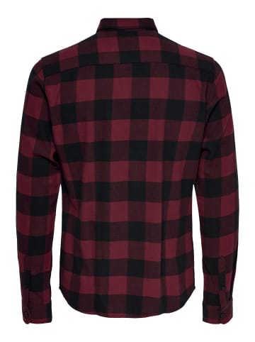 ONLY & SONS Hemd in Cabernet
