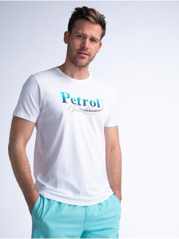 Petrol Industries T-Shirt mit Aufdruck Summerdrive in Weiß