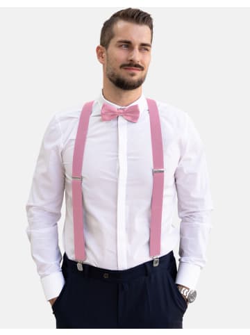 Massi Morino  Hosenträger-Set in Rosa
