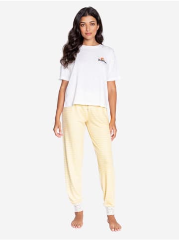 P.J. Salvage Pyjamaoberteil Striped Fields in off-white
