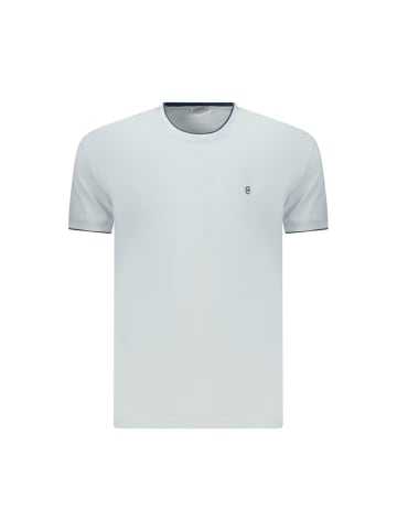 Coveri Moving Blau Baumwolle Herren T-Shirt