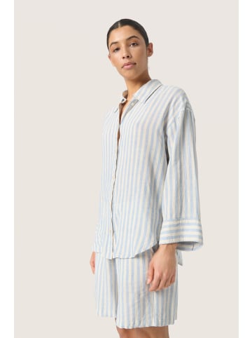 Soaked in Luxury Langarm - Hemd SLBelira Gerade Passform in Skyway Stripes