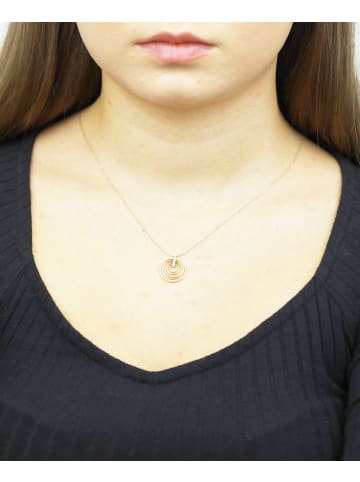 Diamant L'éternel Halskette aus 375 Gelbgold mit Diamant