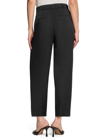 Zero Businesshose mit Bundfalten in Black Beauty