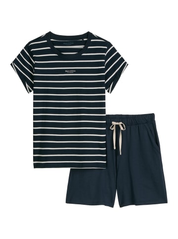 Marc O´Polo Bodywear Schlafanzug Mix & Match Cotton in Dark navy stripe