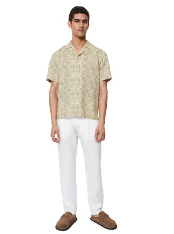 Marc O'Polo Kurzarm-Hemd regular in multi/pure cashmere