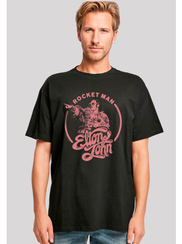 F4NT4STIC Oversize T-Shirt Elton John Rocketman in schwarz