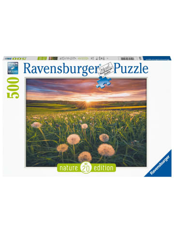 Ravensburger Ravensburger Puzzle - Pusteblumen im Sonnenuntergang - Nature Edition 500 Teile