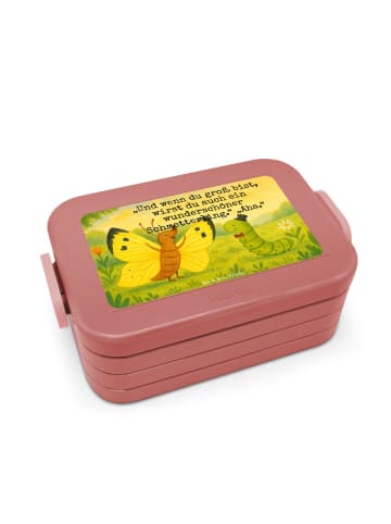 Mr. & Mrs. Panda MEPAL Bentobox Raupe Schmetterling Design mit S... in Rot Pastell